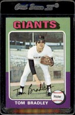 1975 Topps #179 Tom Bradley San Francisco Giants - Nice Card