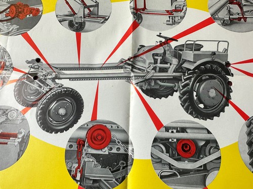 Original Eicher Geräteträger 22PS Prospekt Traktor Schlepper Brochure - Bild 4 von 6