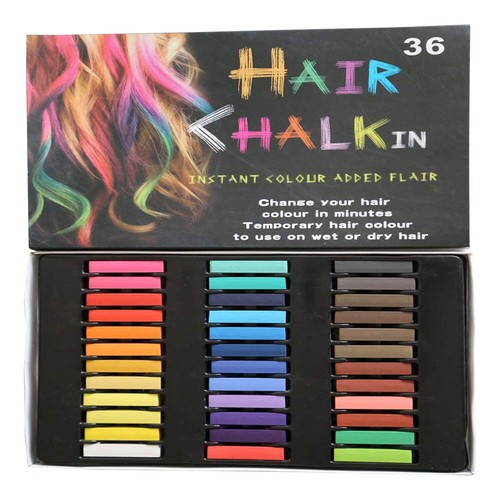 6/12/24/ 36pcs Pelo Creta Temporal Color Tinte Suave Pasteles Salón Kits De - Imagen 15 de 17