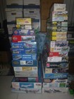 100 Complete Aircraft Kits Lot-Most Scales Airfix, Hasegawa, Amt, Revell, Heller