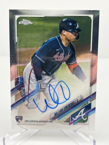 2021 Topps Chrome William Contreras RC Autograph RA-WC Atlanta Braves
