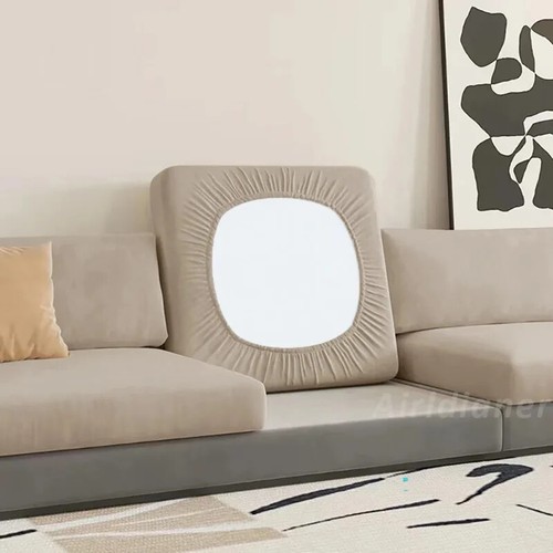 Super Soft Velvet Sofa Seat Cushion Cover For Living Room Thick Armchair Cover - Picture 21 of 37