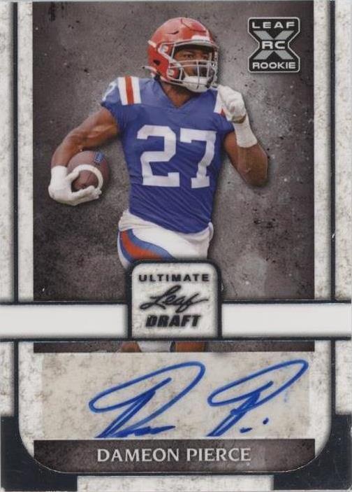 2022 Leaf Ultimate Draft Dameon Pierce #BA-DP2 - 1 of 2