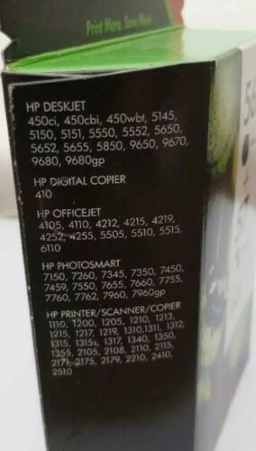 HP 56 Black & HP 57 UNBOXED Tri-Colour C6656A + C6657A Genuine Ink Cartridges - Picture 3 of 3