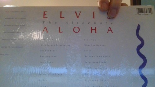 Elvis The Alternate Aloha 1988 RCA 6985-1R LP BLACK LABEL IN SHRINK WRAP EX LP - Picture 3 of 8