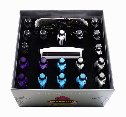 1 Box mit 20 Futurola Rollern, Konische Kingsize-Drehmaschine, 5 versch. Farben - Picture 2 of 13