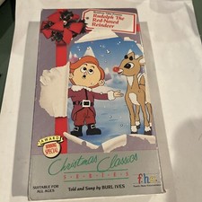 Rudolph the Red-Nosed Reindeer, Christmas Classic Series on VHS, Burl Ives