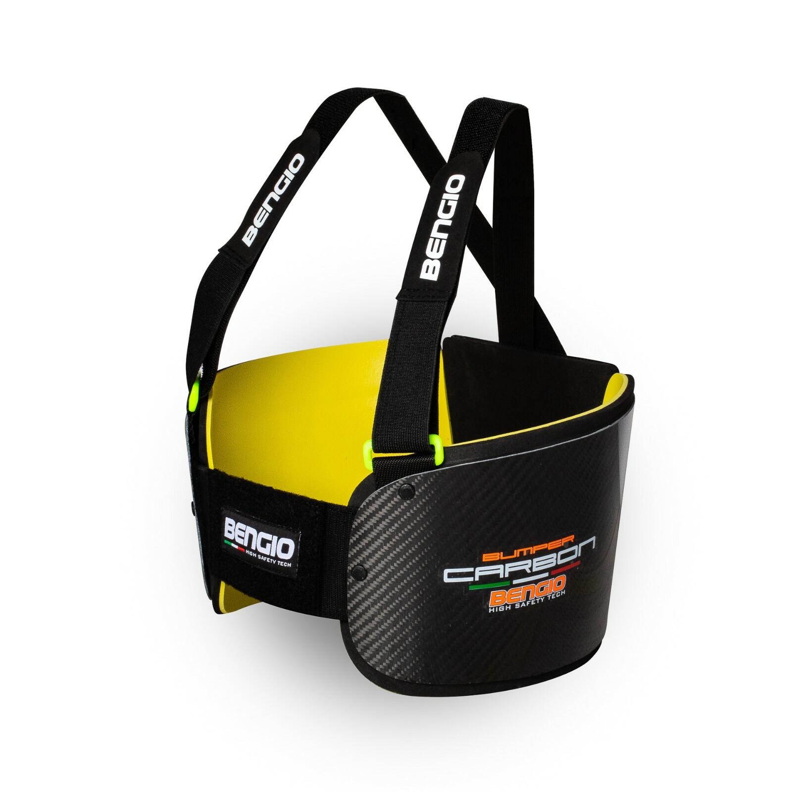 Para Costole sc. 20% BENGIO HIGH SAFETY BUMPER CARBON Bambino Ragazzo Adulto