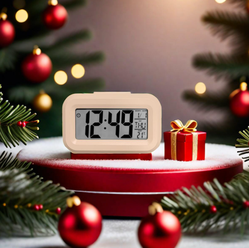 Mini Smart LED Digital Clock with Temp, Calendar, Timer – Perfect Home & Gift - Picture 9 of 14