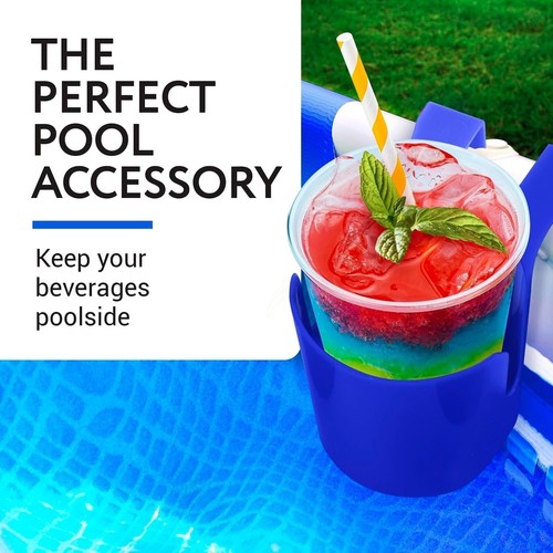 Impresa Pool Drink Holders - 6 Pack - Swimming Pool Supplies - Above Ground Pool - Afbeelding 6 van 8