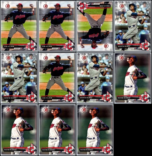 Bowman Draft Cleveland Indians (35) Card Lot - EXCLUSIVE & RARE – ACT TODAY! - Picture 3 of 6