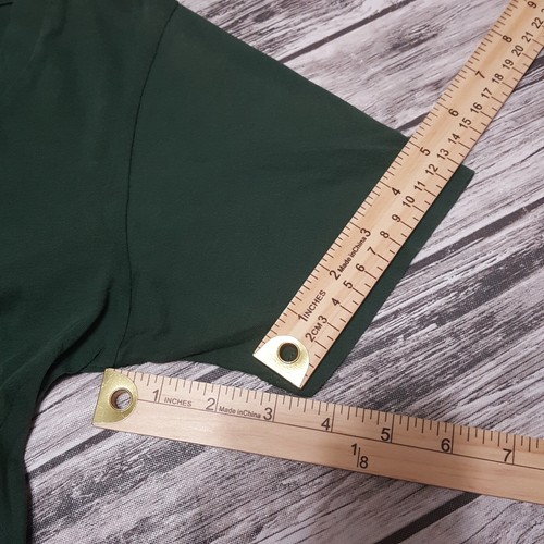 Camiseta para mujer talla pequeña mercancía genuina Oakland A Athletics cuello en V verde  - Imagen 4 de 6