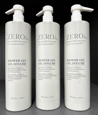 3 Bottles Gilchrist & Soames Zero% SHOWER GEL, Hilton Hotels, 15oz Each