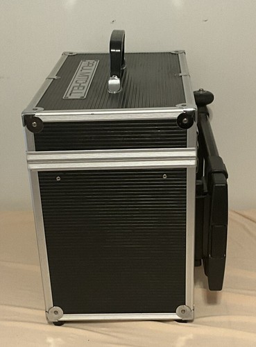 Paul Mitchell Rolling Case Argento e Nero Cosmetici Parrucchiere Viaggio Vintage - Foto 9 di 24