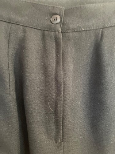 Vtg BLACK 1990’s Oleg Cassini 3 PIECE Pant Skirt Blazer Suit Set Size 6 Office - Picture 16 of 24