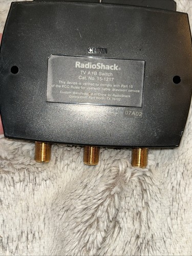 RADIO SHACK, TV AB SWITCH FOR HOME ENTERTAINMENT, 15 1217 - Picture 4 of 4