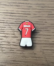 Ronaldo Manchester United Soccer CROC CHARM NEW Collectible