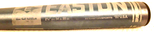 Easton Smoke Model S3-3428 Official Softball Bat 34" 28 2 1/4" Super Light USA - Picture 5 of 8