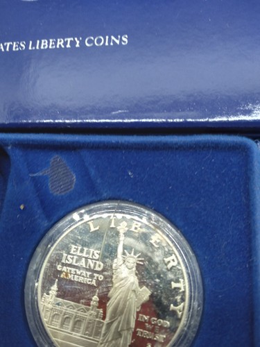 BR1 24c562 1986 S PROOF Statue of Liberty/Ellis Island Centennial Silver Dollar - Picture 10 of 13