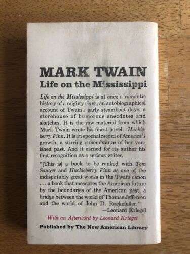 Life on the Mississippi by Mark Twain 1961 Vintage Paperback, Signet Classic - Picture 2 of 9