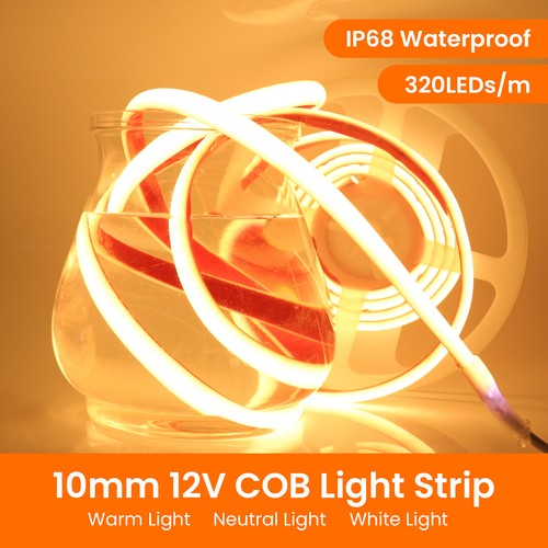 DC12V 24V NEON COB LED Strip Lights Flex Waterproof IP68 Outdoor Garden Lighting - Picture 8 of 16