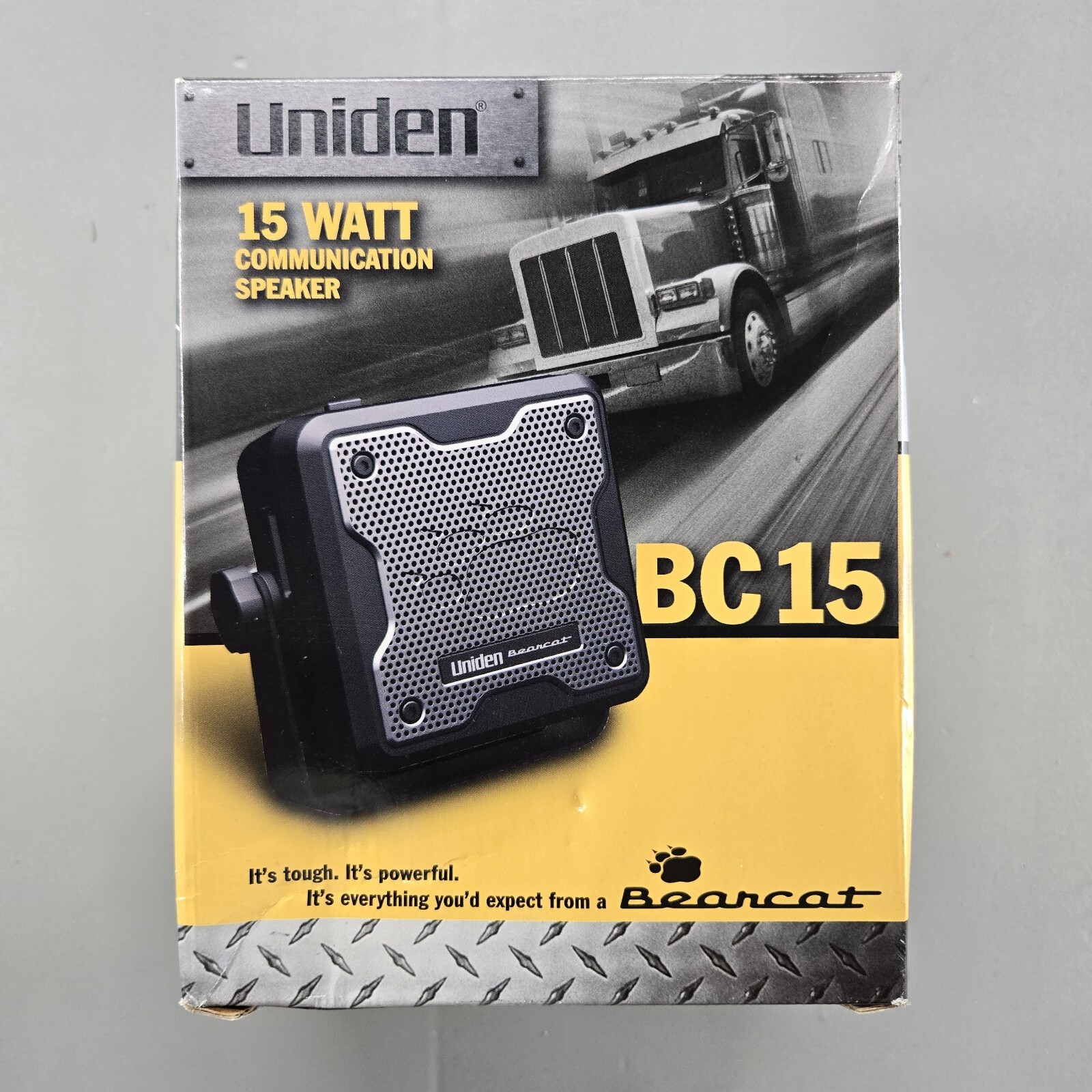 Uniden BC15 Bearcat 15W CB Radio/Scanner External Speaker Uniden Cobra