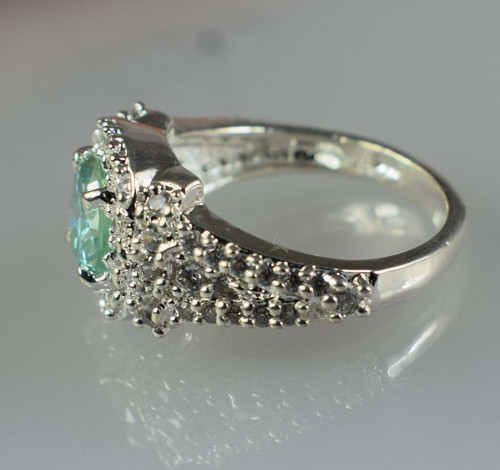 Green Round Cut Diamond Solitaire 3.91 Carat Certified Ring Latest Collection - Picture 7 of 7