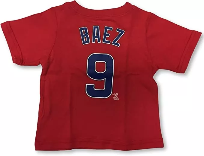 Javier Báez Boy's Toddler Boy's #9 Player Name and Number Crew  Neck Jersey 2T