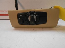 2011 BMW X5 Dash Mounted Headlight Switch W/ Dash Dimmer tan 913472802 PJ0039