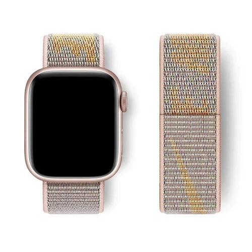 Apple Watch Bracelet Nylon Boucle Sport pour Série 9 8 7 SE 6 5 4 10 Ultra 3 2 1 - Photo 5 sur 20