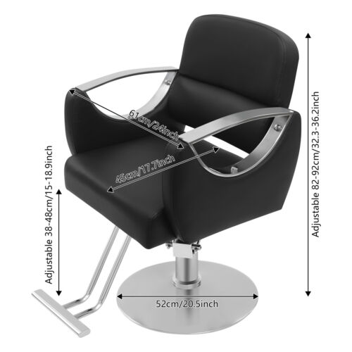 Salon Chairs for Hair Stylist Adjustable Hair Salon Chair Rotating Barber Chair - Picture 16 of 24
