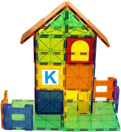 Magnet Tiles Magna Award Winning Building Magnetic toy 199/pc +Storage Container - Picture 9 of 10