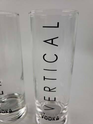 Vertical Vodka Tall Glass Vodka Shooter Lot 2 - Picture 2 of 12