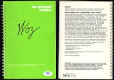Steve Woz Wozniak SIGNED Apple II Applesoft Tutorial Manual PSA/DNA AUTOGRAPHED