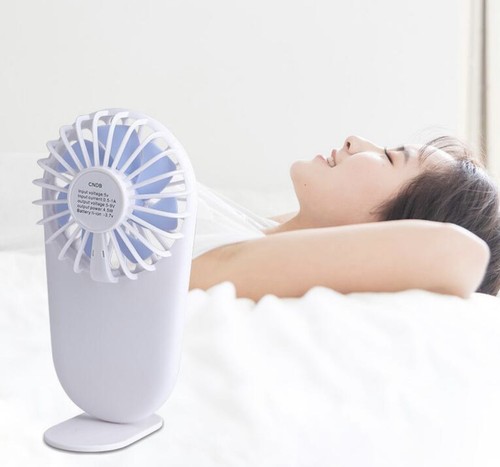 Portable Rechargeable Handheld Mini Pocket Fan Portable USB Fan with Phone Stand - Picture 3 of 12
