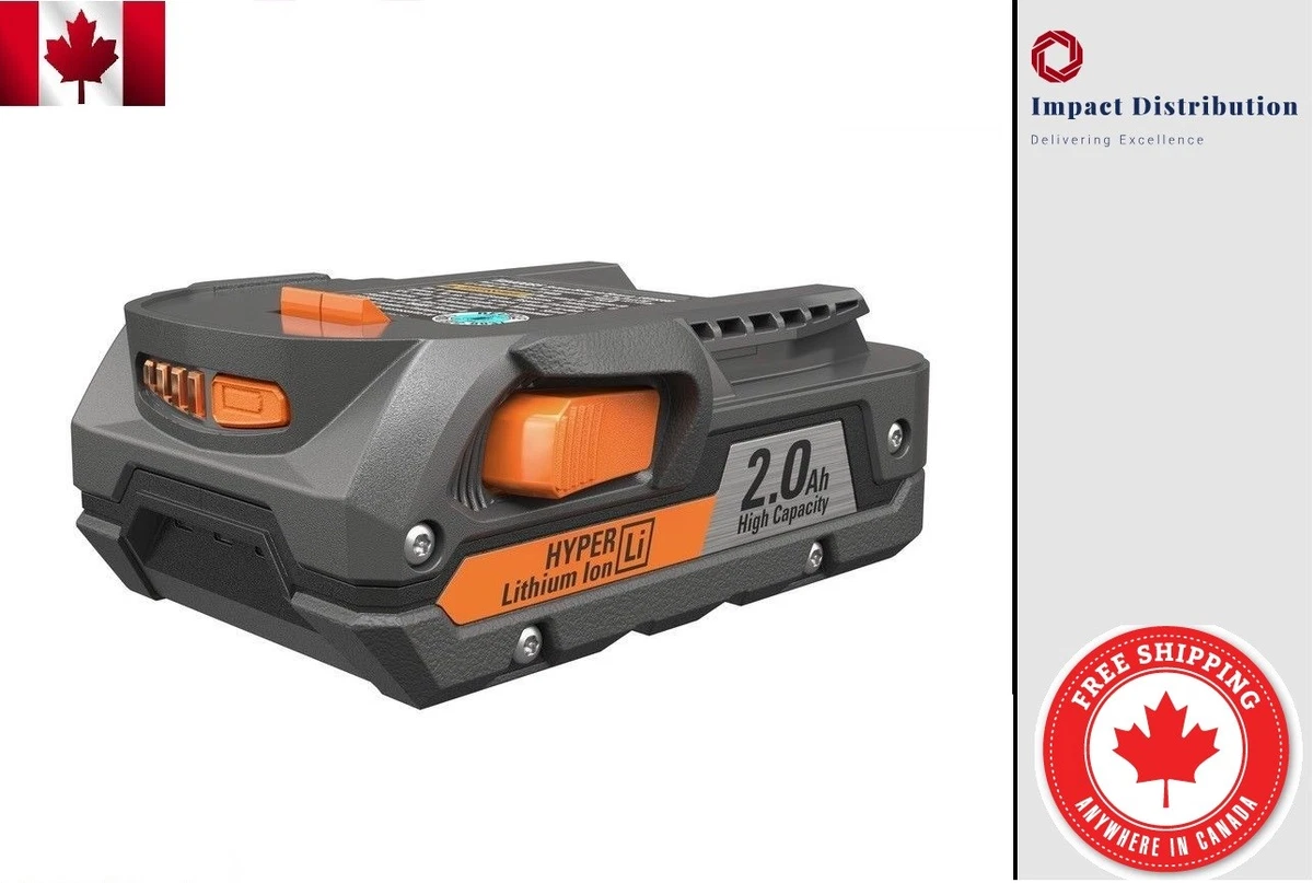 Ridgid hyper outlet lithium ion drill