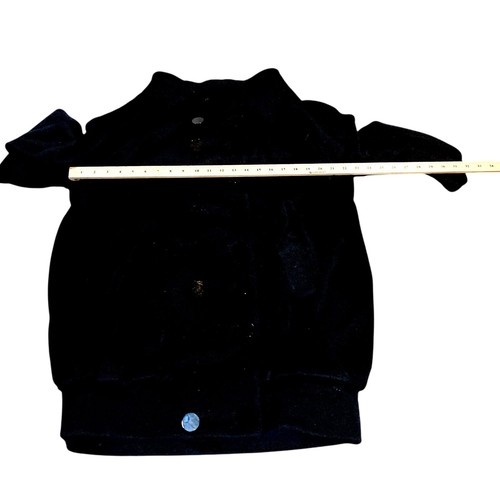 Catherine Malandrino Coat Womens 40 US 4 Black Angora Pea Balloon Couture VTG - Picture 6 of 19