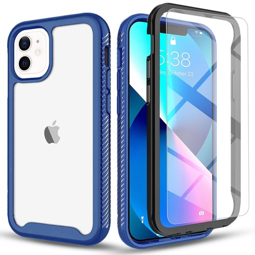 Pour iPhone 13/13 Pro Max/13 Mini Coque Coque Téléphone Antichoc + Verre Trempé - Photo 73 sur 88