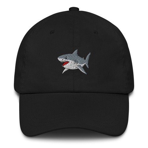 Great White Shark Embroidered hat - Picture 2 of 13