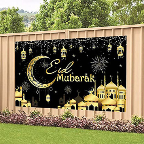 Ramadan Eid Mubarak Backdrop Banner Family Room Photo Background Party Decor - Picture 4 of 15
