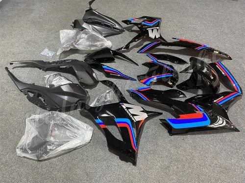 Kit Carene/Fairing ABS Nero Blu Rosso per BMW S1000RR 2019-2022 Injection Moto - Foto 3 di 4