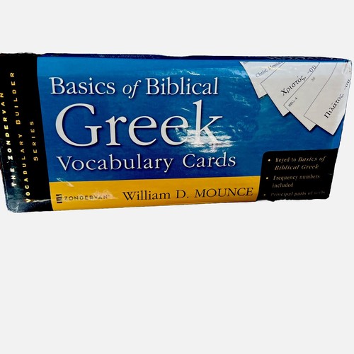 Basics of Biblical Greek Vocabulary Cards The Zondervan Builder Series