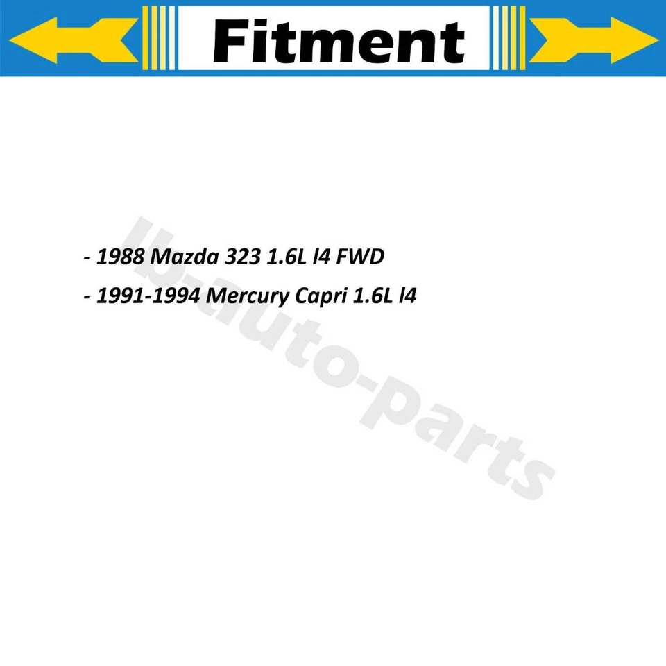 Eje CV delantero izquierdo derecho para Mazda 323 2X TrakMotive Foto 2 de 4