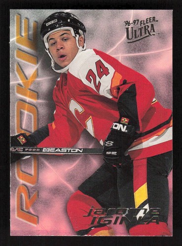 1996-97 Ultra Rookie #10 Jarome Iginla Calgary Flames