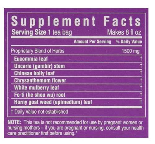 3 Boxes - Triple Leaf Tea Blood Pressure Tea Total 60 Tea Bags Herbal - Picture 3 of 7