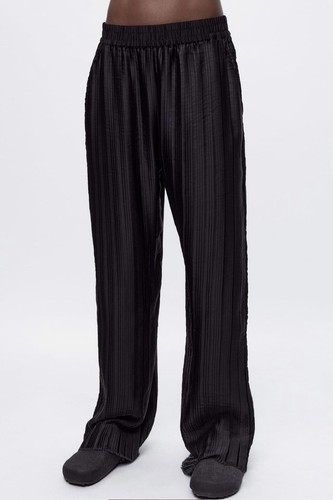 LARGE ZARA BLACK PLEATED TROUSERS OVERSIZE TROUSER ONLY - Picture 5 of 24