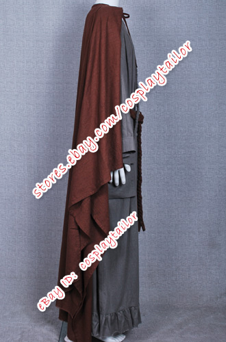 The Hobbit Rings The Fellowship of the Ring Cosplay Gandalf Costume Whole Set - Picture 4 of 13
