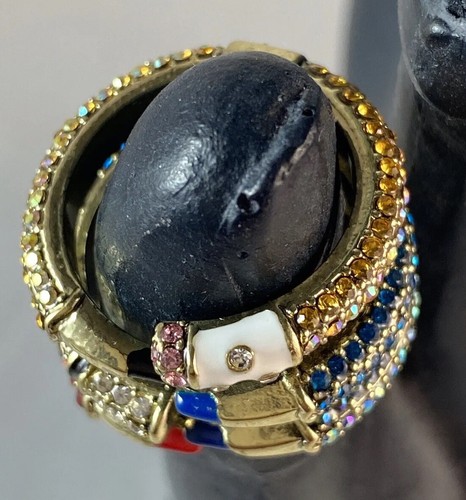 HEIDI DAUS “First Draft" Enamel Crystal Pencil Ring ~ 8 - Picture 5 of 19