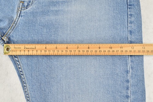 Levis Jeans 505 Regular Straight Fit Mid Rise Light Wash Blau Denim Herren 38x30 - Bild 18 von 24
