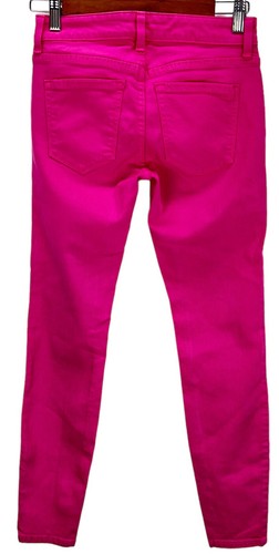 Vineyard Vines Womens Hot Pink Chino Skinny Pants Sz 00 Mid Rise - Picture 3 of 7
